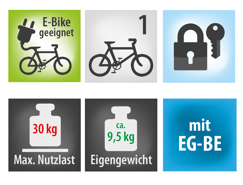 Eufab Amber I Fahrradträger – Bild 3