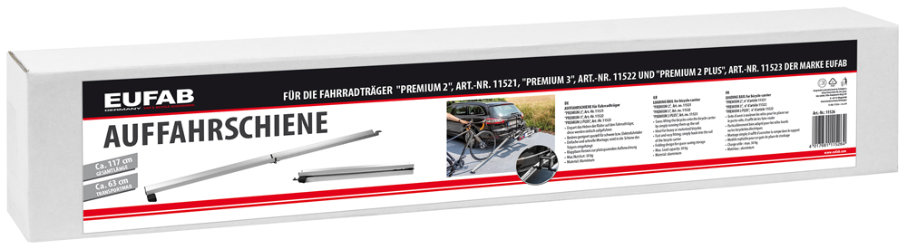 Eufab Auffahrschiene für Fahrradträger Premium & Finch – Bild 2