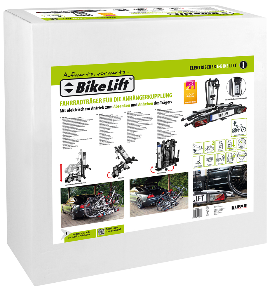 Eufab Bike Lift - absenkbarer Fahrradträger – Bild 2