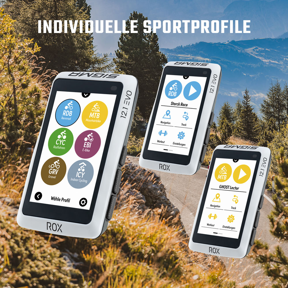 SIGMA ROX 12.1 EVO Basic Set - GPS-Fahrrad Navigationssystem – Bild 11